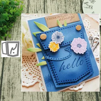 

Metal Cutting dies Decorative pocket cut Scrapbooking Paper Craft Handmade Card Punch Art Cutter Decorative