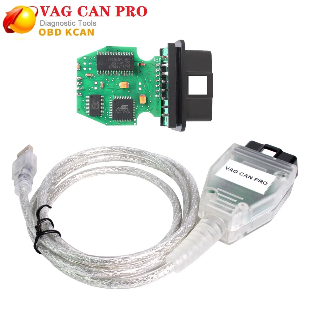 Для VAG CAN PRO V5.5.1 поддерживает BUS K-Line UDS работает для AUDI/VW VCP OBD2 Диагностический