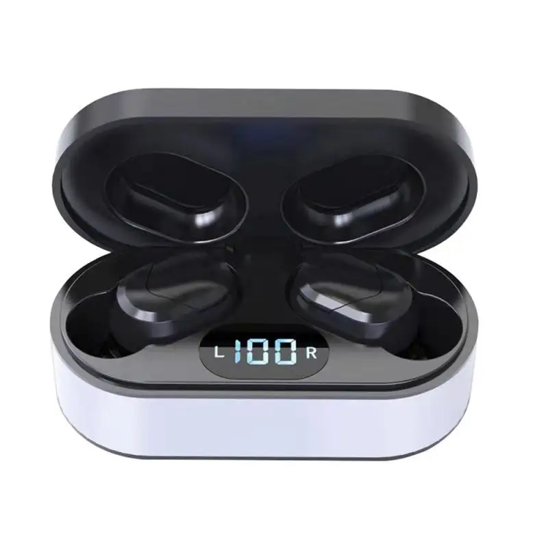 Новинка JS1 TWS Bluetooth наушники беспроводные наушники 5,0 стерео портативные спортивные мини бас наушники светодиодный дисплей