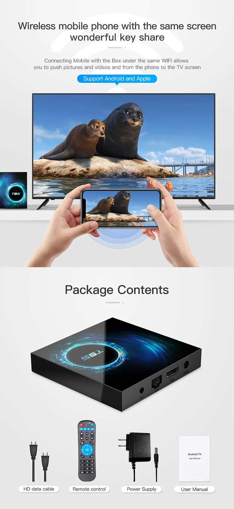 T95 TV BOX Android10 2GB+16GB (5)