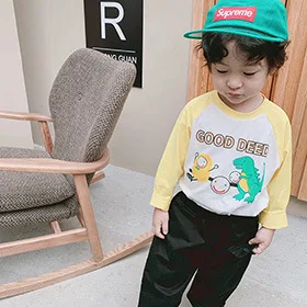Spring Childrenswear Men And Women Children Casual Pants Children Korean-style Loose-Fit Shuttle Needle Washing Water Skinn