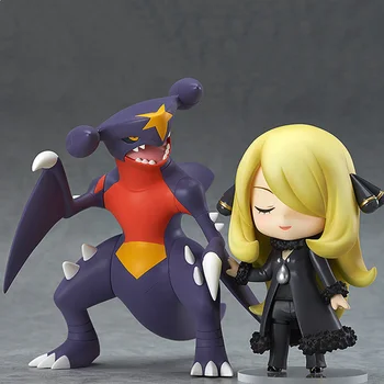 

Anime Figures Pokemon Cynthia Garchomp #507 Toys Set Cute Doll Game Pocket Monster Collectible Brinquedos Action Figma Xmas Gift