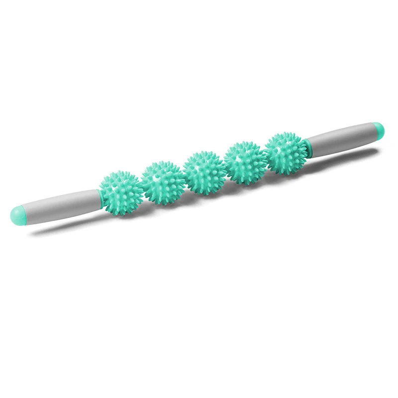 

Nordmyra Gym Muscle Massage Roller Yoga Stick Body Massage Relax Tool Muscle Roller Sticks with 3or4 Point Spiky Ball