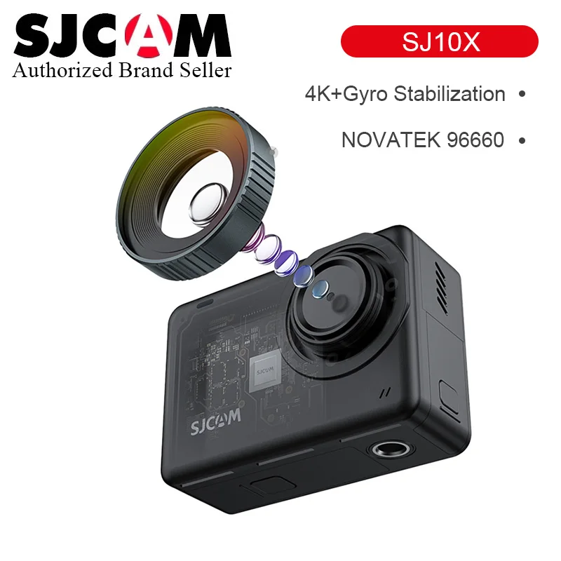 Original-SJCAM-SJ10X-Action-Camera-SJ10-X-4K-24FPS-10M-Body-Waterproof ...