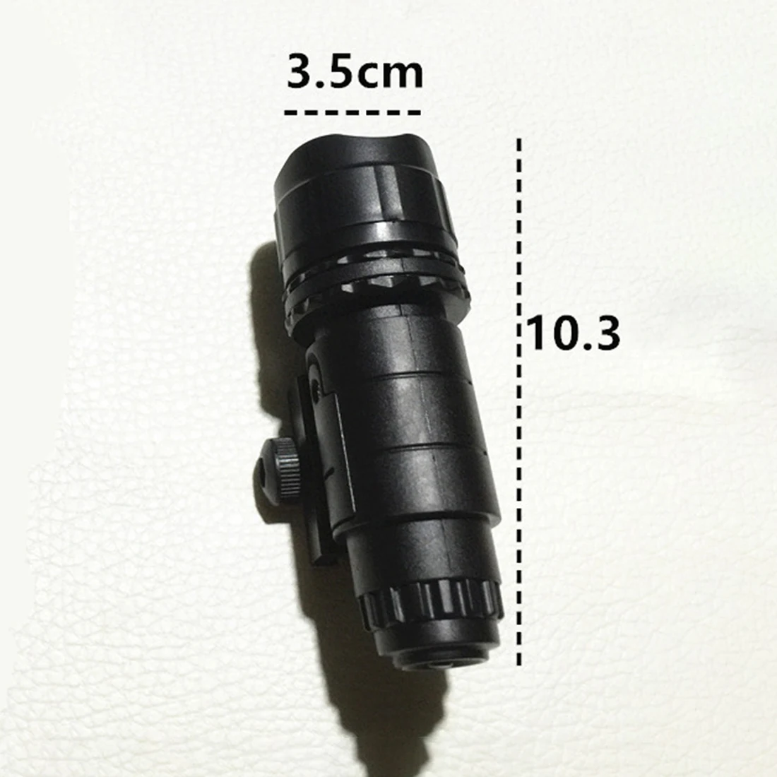Пластиковый тактический светодиодный фонарик высокой яркости белого света для игрушечный пистолет Nerf Черная передняя трубка украшение для Jinming 8 Blaster