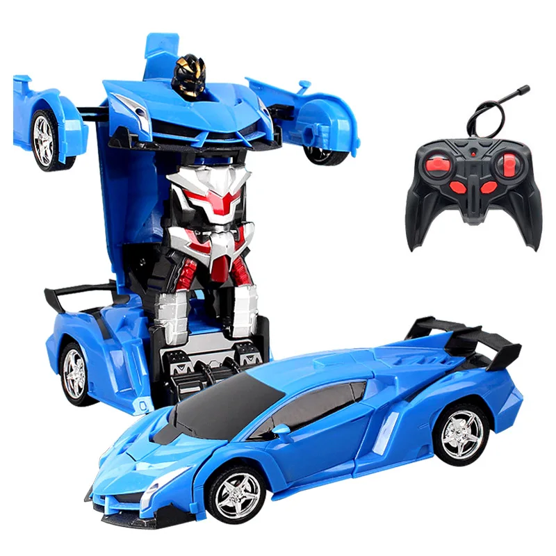 RC Car 24 styles Robots Toys Transformation Robots Sports Vehicle Model  Remote Cool Deformation Car Kids Toys Gifts For Boys remote control car RC Cars