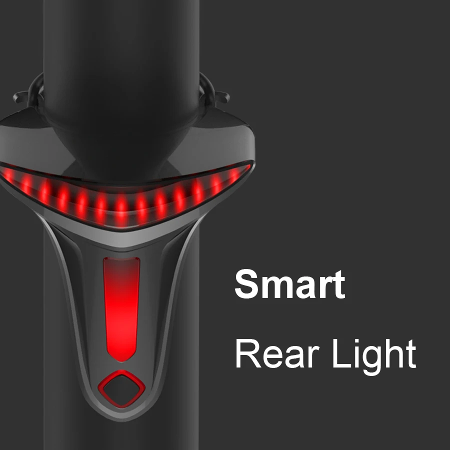 Sensoring Brake Bicycle Tail Light Auto Start Stop USB Bike Lights LED Cycling Taillight Flashlight For Bike Accessories