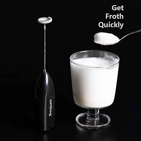 Milk Frother Handheld, Coffee Frother Battery Operated - Electric Whisk Coffee Stirrers, Milk Foamer, Mini Mixer Useful Gifts To