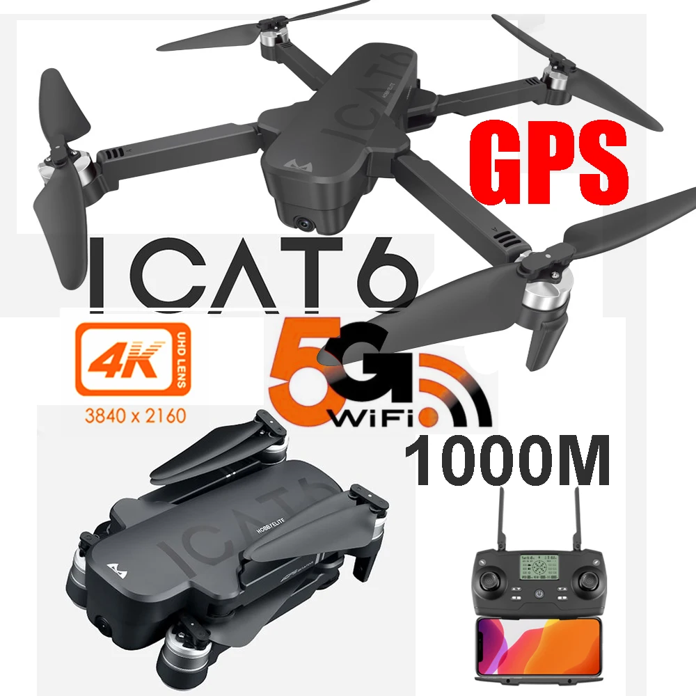 Coupon  professional Camera Drone 4K with GPS 5G image transfer arieal quadrocopter gesture selfie Foldable