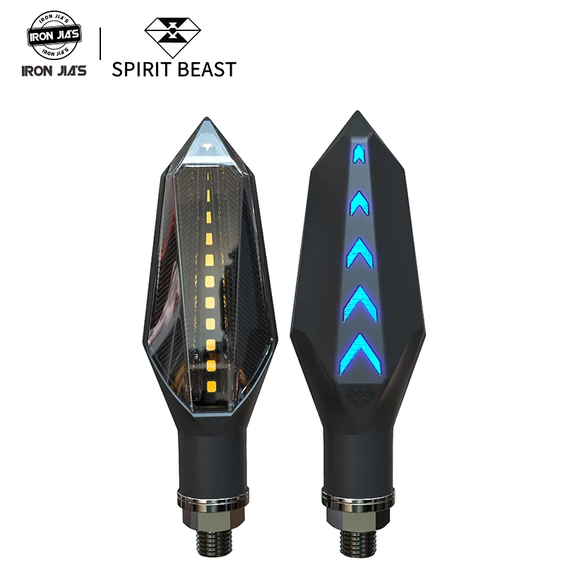 SPIRIT BEAST мотоцикл светодиодный указатель поворота мотоцикл подсветка 12 В сигнальная лампа в сборе указатель поворота для мотоцикла Универсальная лампа