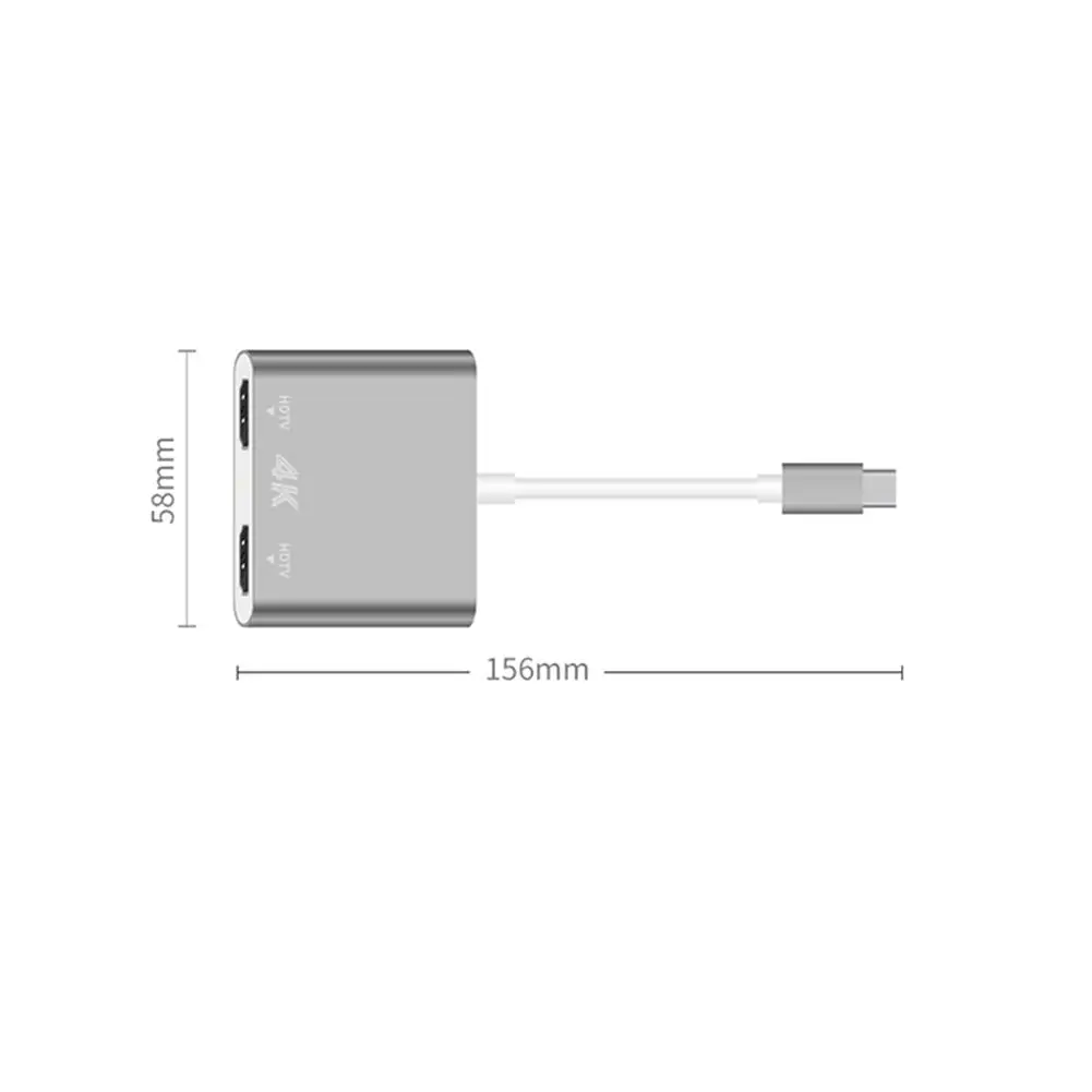 USB-C type-C HDMI адаптер HD 4K Мужской HDTV видео адаптер для ноутбука samsung S8/9 Galaxy Note8/9 Galaxy S8 huawei Mate10