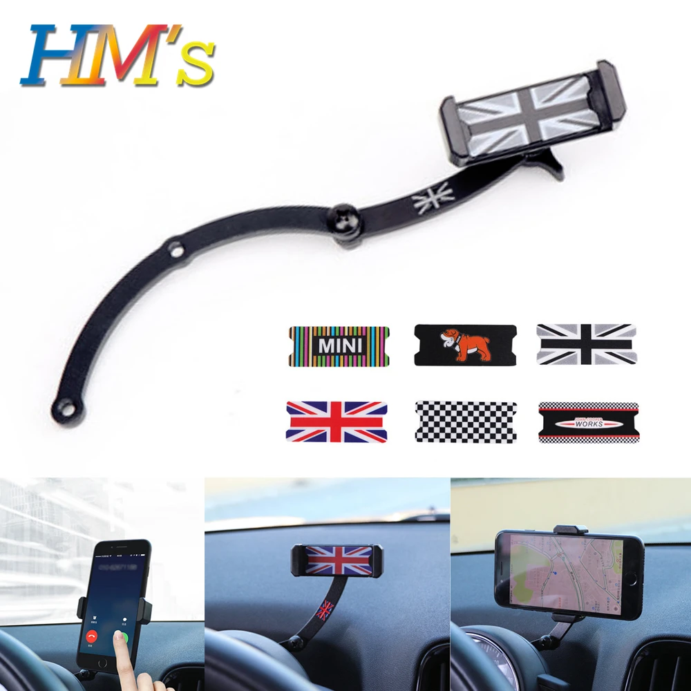 

For Mini Cooper Accessories Car Smart Phone Anti Slip Folding Mount Holder for Mini Cooper R56 R55 R61 for Mini Countryman R60