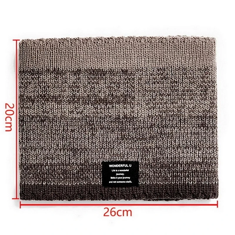 Luxurious Knitted Fleece Winter Scarf & Neck Warmer