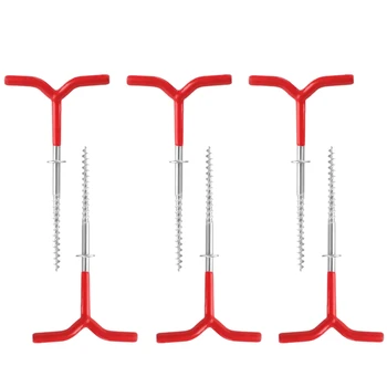 

6 Packs Outdoors Tent Stakes Pegs,Ultralight Hook Tent Pegs Canopy Stakes Tent Pegs Beach Tent Stakes