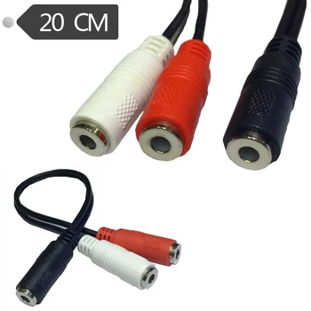 

Stereo Breakout 1/8" TRS-F to Dual 1/8" TS-F 20CM3.5SP F-2*3.5SP F 0.2m