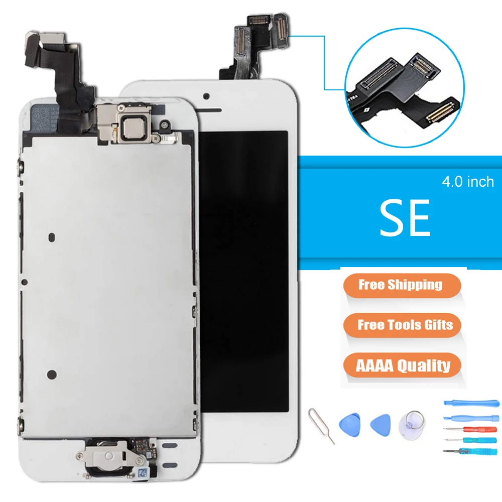 ЖК-дисплей для iPhone SE полная сборка сенсорный экран дигитайзер ЖК-замена в