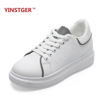 

YINSTGER Women's Shoes 2020 Casual Summer and winter Sport Sneakers lady Fashion white style breathable running shoes