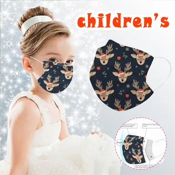 

10PCS Children's Disposable Breathable Face Mask 3Ply Ear Loop Washable Face Mask Cloth Windproof Face Shield Facial Mask