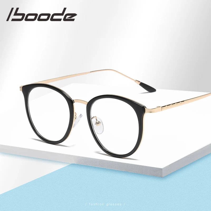IBOODE Модные Винтажные Очки с прозрачными линзами женские ботанские очки в духе