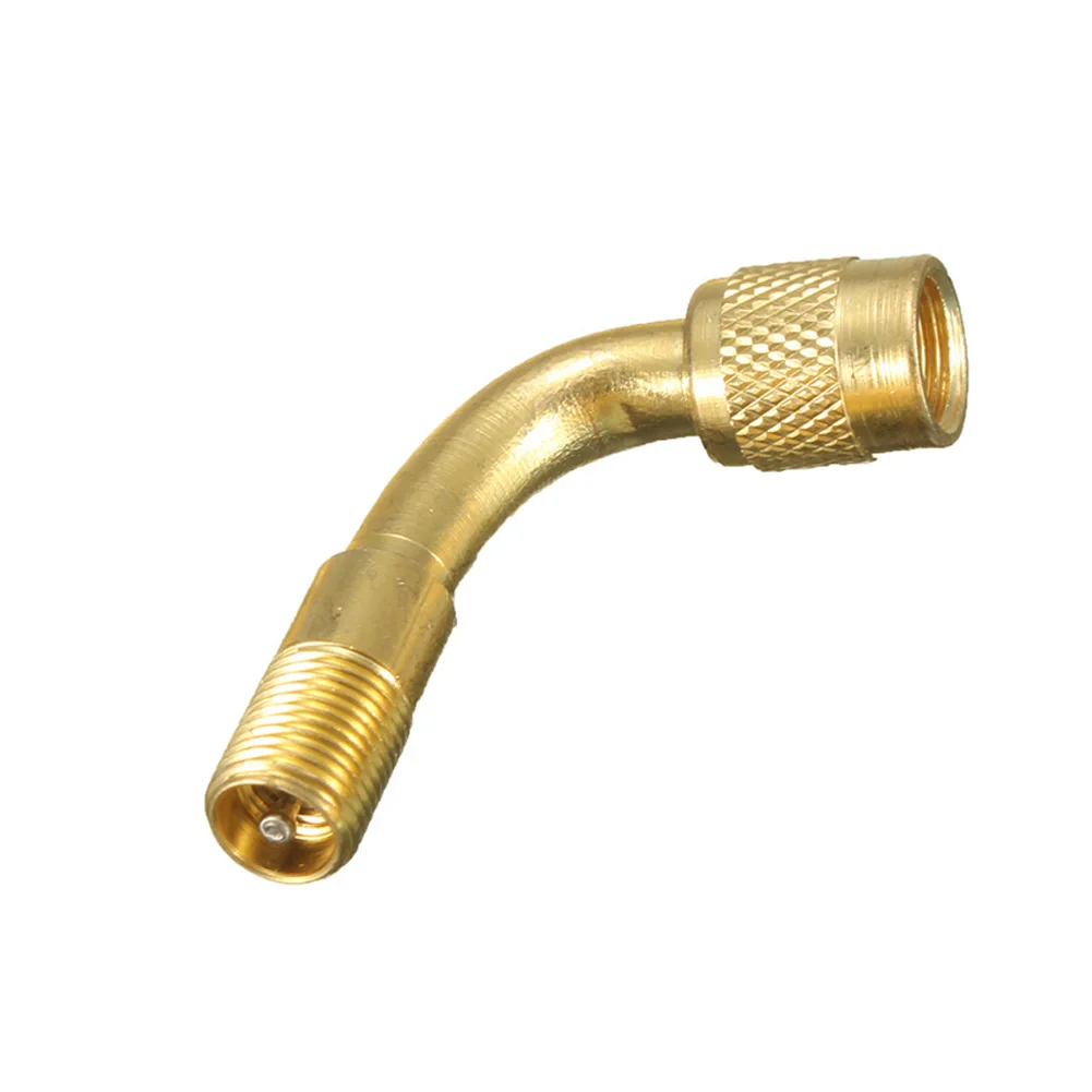 

45/90/135 Degree Angle Brass Air Tyre Schrader Stem with Extension Adapter for Car Truck Motorcycle