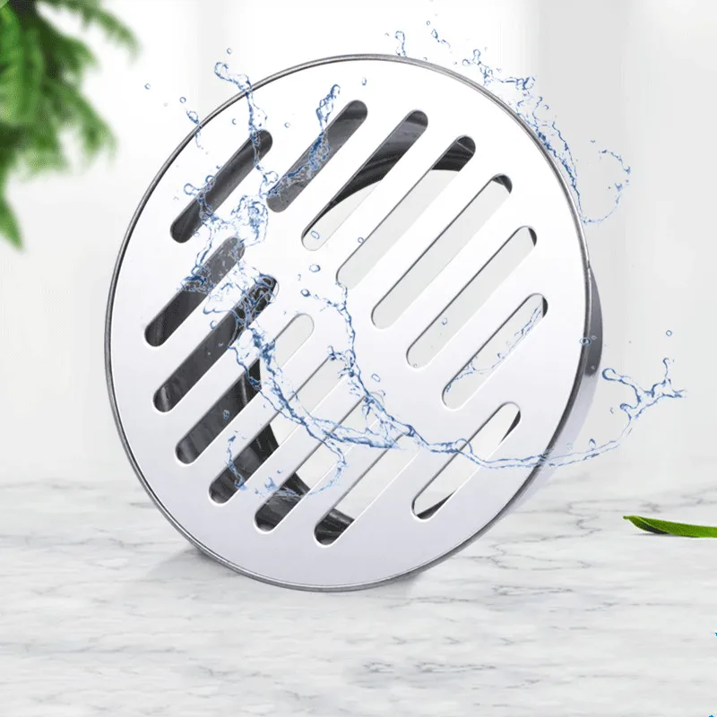110mm Round Steel Outdoor Floor Drain Cover Vent Cap Hole Plug  Anti-blocking Drainage Filter For Balcony Roof Shower Accessories - Drains  - AliExpress
