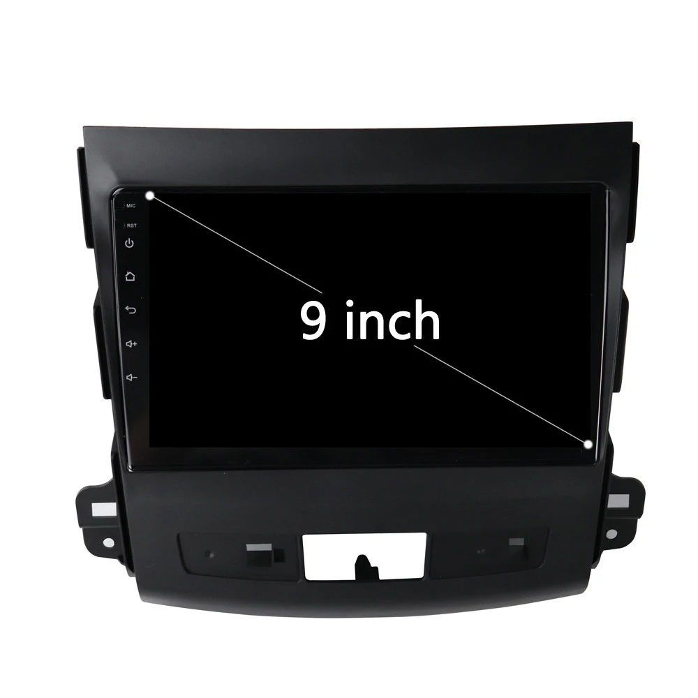 9 дюймов Android 9,1 2 Din Автомобильный мультимедийный стерео dvd-плеер для Mitsubishi Outlander 2006 2007 2008-2010 2011 Навигация gps радио
