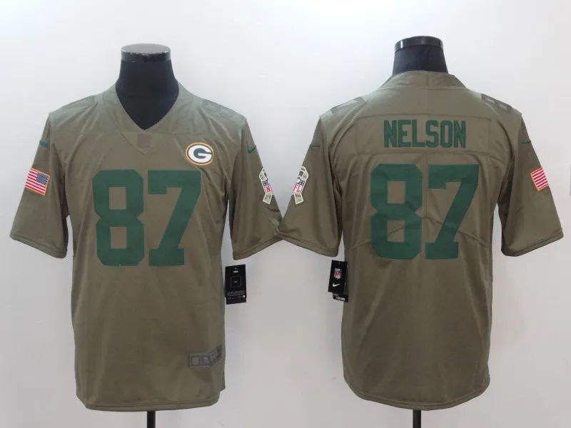AS PICTURE Мужские свитера Green Bay Aaron Rodgers Davante Adams Clay Matthews Randall Cobb Ha Clinton-Dix Brett Favre BHR01 - Цвет: AS PICTURE