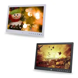 marco digital de fotos 15 Inch Digital Photo Frame HD Screen LED Touch Button Digital Picture Frame Alarm Clock MP3/4 Movie marco digital de fotos 15 Inch Digital Photo Frame HD Screen LED Touch Button Digital Picture Frame Alarm Clock MP3/4 Movie