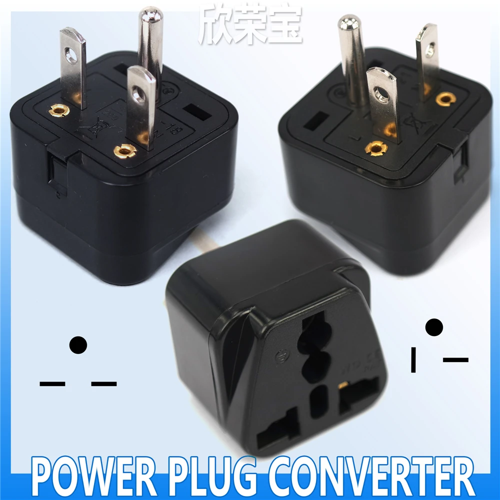 T-type electric power plug NEMA 6-15P/6-20P 250v 15A Universal america  Grounded 3 Pin AC Plug US Canada japan Travel Adapter WD