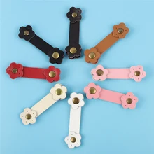 Wallet Clasp Diy Handbag Buckle Handmade Card Pack Hasp Flowers Shape Leather Buckle Bags Clasp Bag Foreskin Buckle Accessories