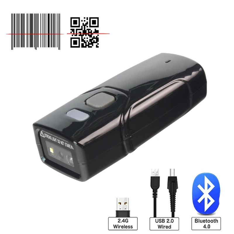 Holyhah T700 мини сканер штрих-кода Bluetooth беспроводной проводной 1D 2D QR PDF417 считыватель штрих-кодов для iPad iPhone Android планшеты ПК Holyhah T700 мини сканер штрих-кода Bluetooth беспроводной проводной 1D 2D QR PDF417 считыватель штрих-кодов для iPad iPhone Android планшеты ПК
