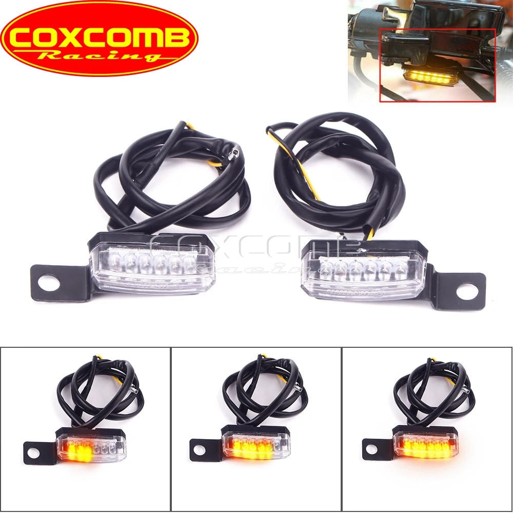 Фонарь поворотный для мотоцикла светодиодный желтый указатель поворота Kawasaki Harley