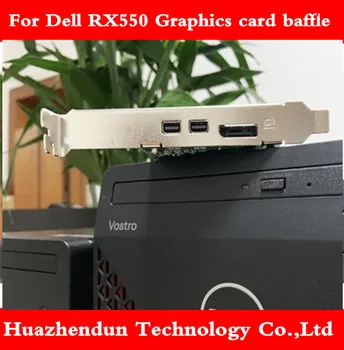 

Dell RX550 4G graphics card full height block small chassis special long bezel iron bracket 50pcs free shipping