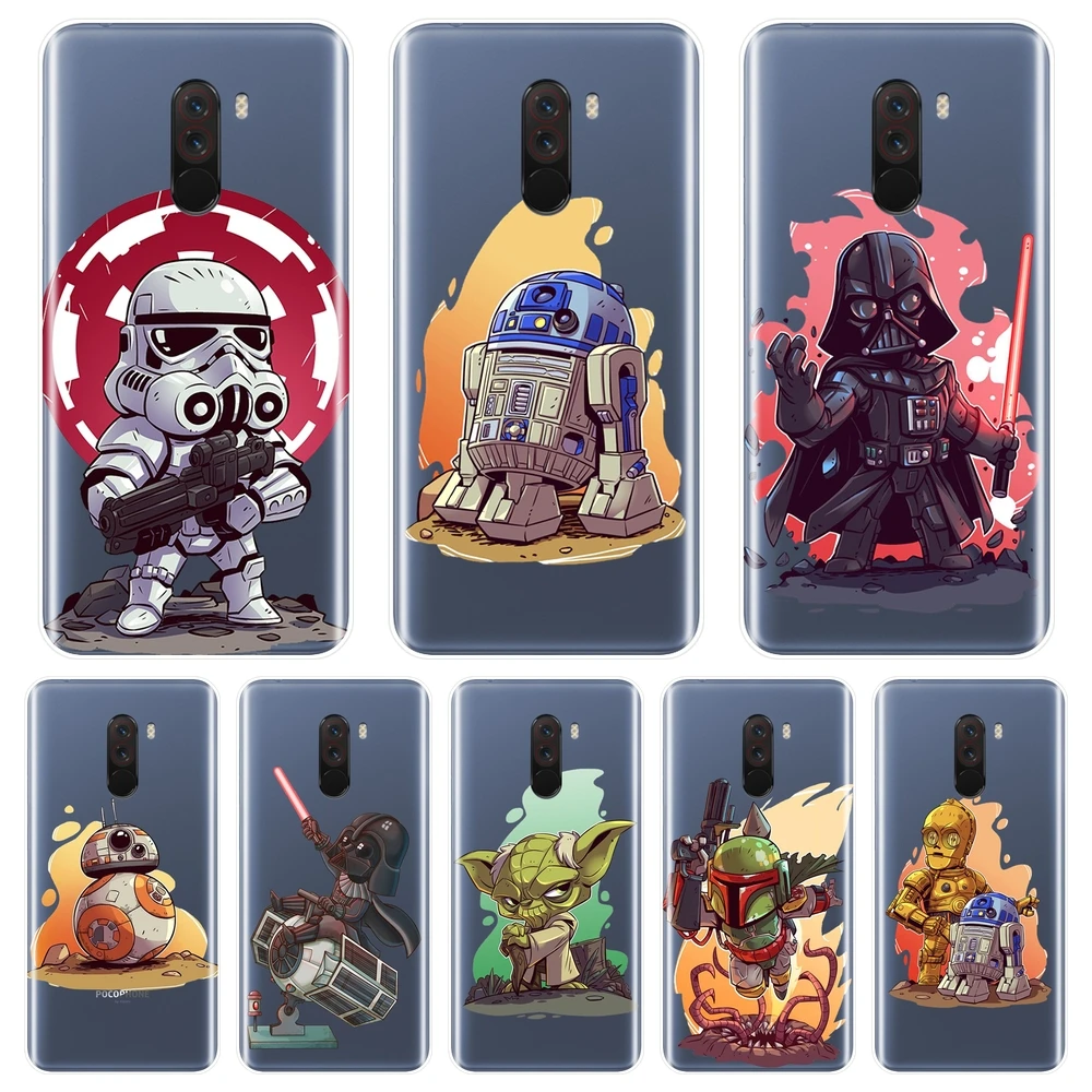 

Phone Case Silicone For Xiaomi Redmi S2 6A 5 Plus 4A Star Wars Soft Back Cover For Pocophone F1 Redmi Note 4 4X 5 5A 6 Pro Prime
