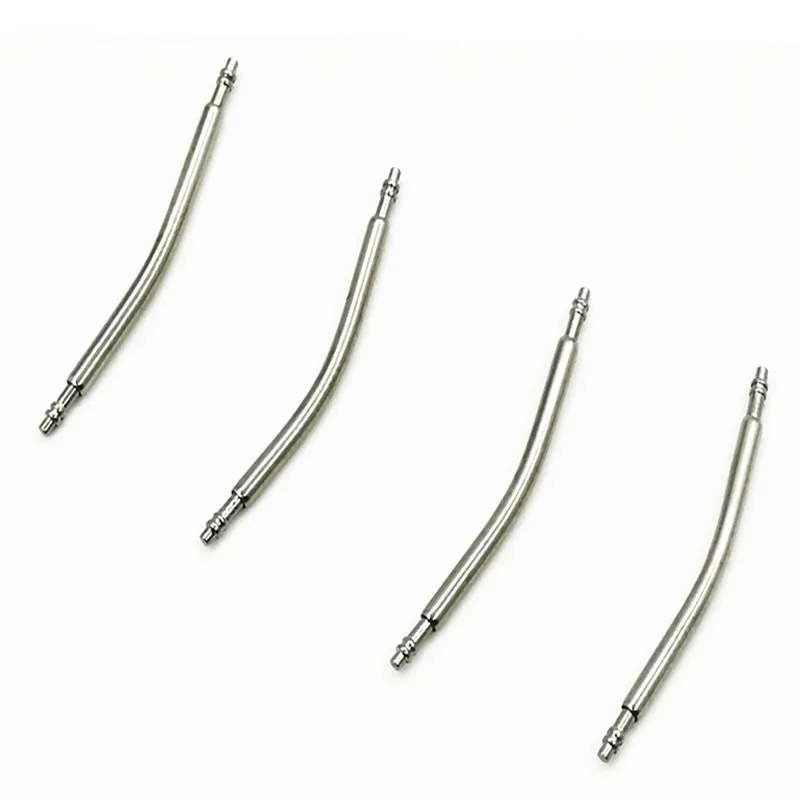 Elbow Spring Bar Watch Pin 1000PCS / Bag Watch Repair 12mm 14mm 16mm 18mm 19mm 20mm 21mm 22mm 24mm 26m 28m Stainless Steel 1.5MM