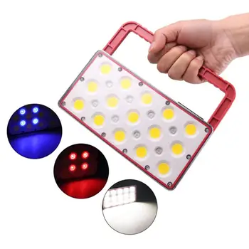 

COB + LED glare work light built-in battery USB charging outdoor camping ultra-thin flat lamp