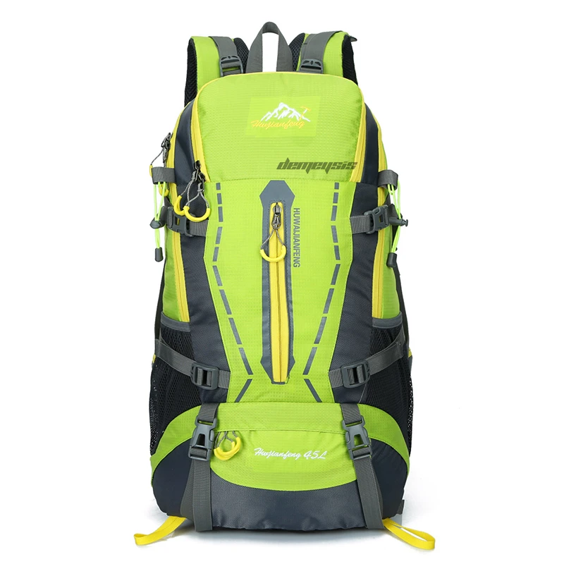 45L Открытый водонепроницаемый походный рюкзак для мужчин и женщин большой емкости походные сумки для путешествий альпинистские походные рюкзаки - Цвет: green
