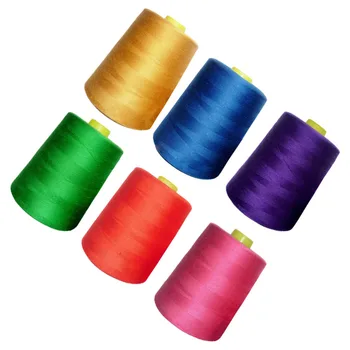 

6000 Yards Polyester Practical Flat Sewing Cord Sewing Machine Line Sewing Cord Sewing Thread for Home