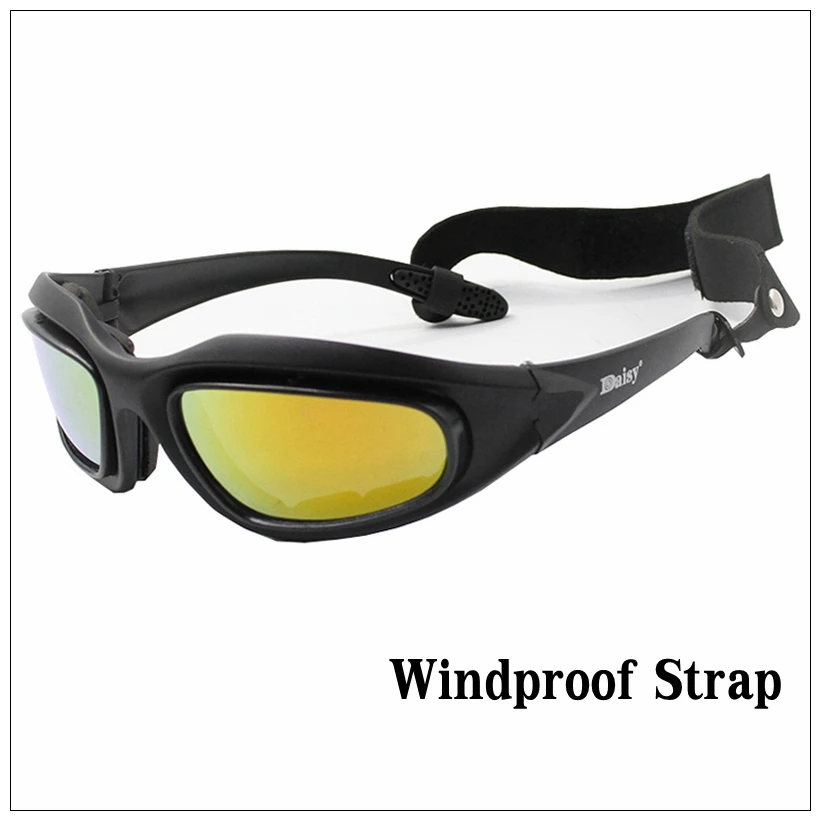 óculos táticos com lente kit para esporte ao ar livre polarizado óculos de sol da motocicleta equitação pesca caça caminhadas