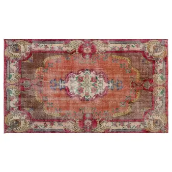 

Handmade Natural Vintage Turkish Area Rug 164x282 Cm-5'5''X9'3''