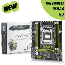 X79 X79G материнская плата LGA 2011 USB3.0 SATA3 поддержка памяти REG ECC и процессор Xeon E5 4XDDR3 PCI-E NVME M.2 поддержка SSD