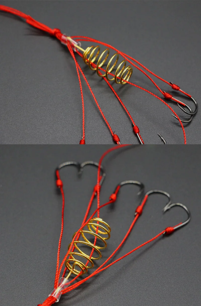 Description Picture 4 of itemMosodo 4pcs/box Carp Fishing Bait Hooks Lure Trap Hooks with Spring Feeder Bait Cage Explosion Hooks Coarse Fishing Tackle Tools