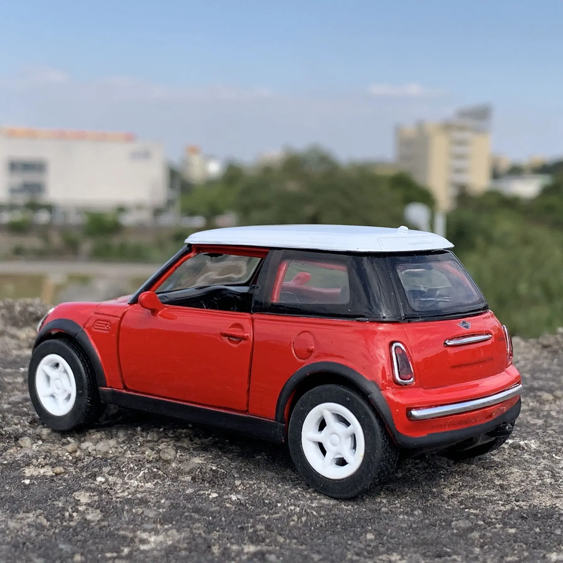 10 шт./лот Newray 1/32 масштаб классическая модель автомобиля Mini Cooper литье под давлением металлическая модель автомобиля игрушка