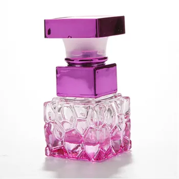 

10 Pcs Retail 10ml Portable Square Refill Perfume Spray Bottle Reusable Bottle Colorful Glass Perfume Bottle 10ml