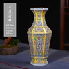 Jingdezhen Ceramic Vase Arrangement Living Room Flower Arrangement Ancient Chinese Enamel Porcelain Vase Home Decoration Crafts 2