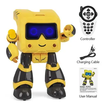 

RCtown Newest Smart Remote Control Robot Story Saving Money Multifunction Programming Induction Flashing Toy for Kids Gifts #709
