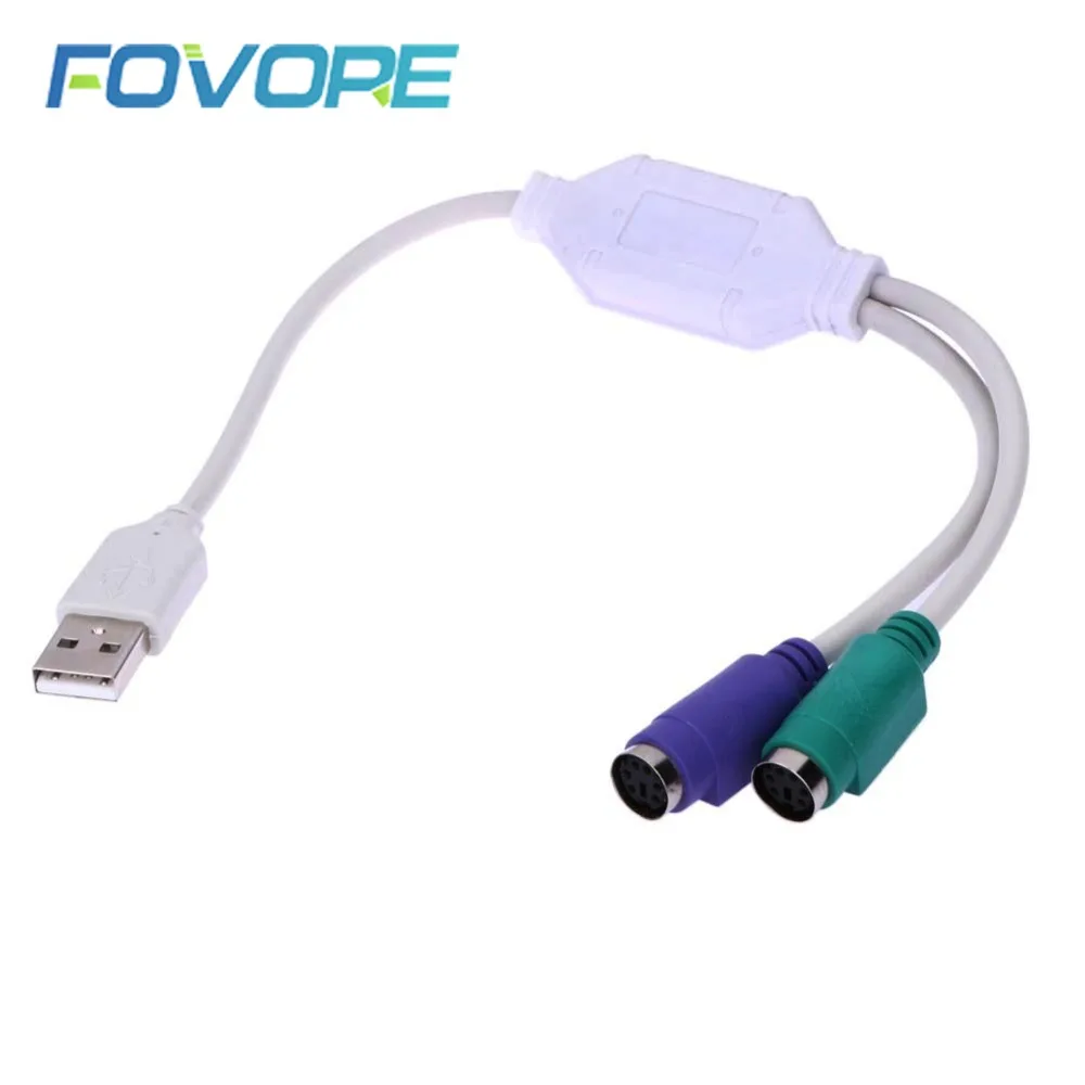 1 шт. USB папа к PS/2 клавиатура мышь женский адаптер порт конвертер для ПК Sony PlayStation2