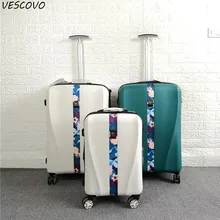 VescovoNew ультра легкий чемодан устойчивый к царапинам 2" 26" 29 дюймов роскошный Расширенный чемодан на колесиках пароль Фея Дорожный чемодан