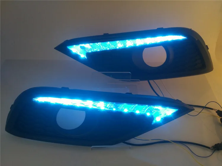 Указатель поворота светильник стиль реле 12V авто светодиодный DRL Габаритные огни противотуманная фара для Хонда сrv CR-V 2012 2013