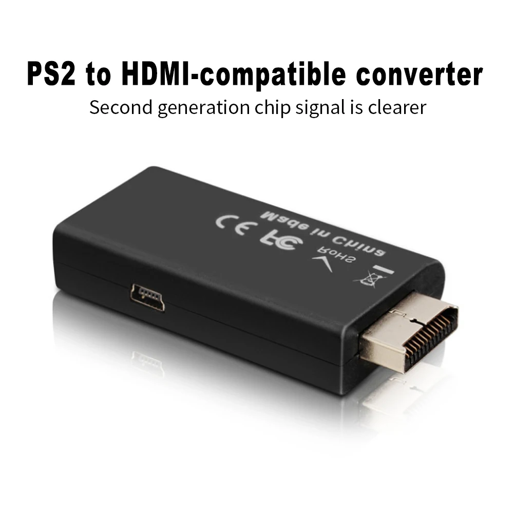 Für PS2 auf HDMI Konverter HD Audio Video Adapter Converter PlayStation2 zu HDTV